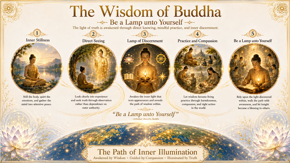 Illumination of Buddha